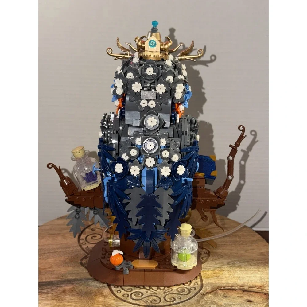 Qlt Qiaoletong Ideas Magic Owl Flower Animal Building Setcollectible Bird Model